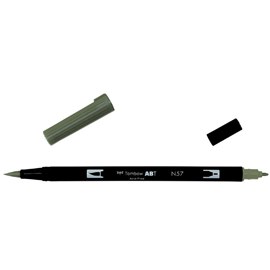 Маркер-кисть brush pen N57 теплый серый 5